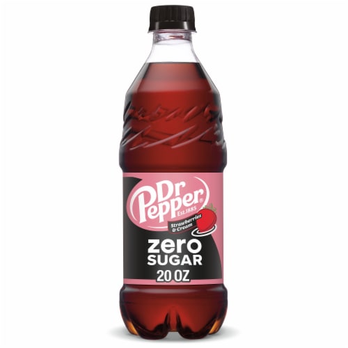 Dr Pepper Strawberries & Cream Zero Sugar Soda C4