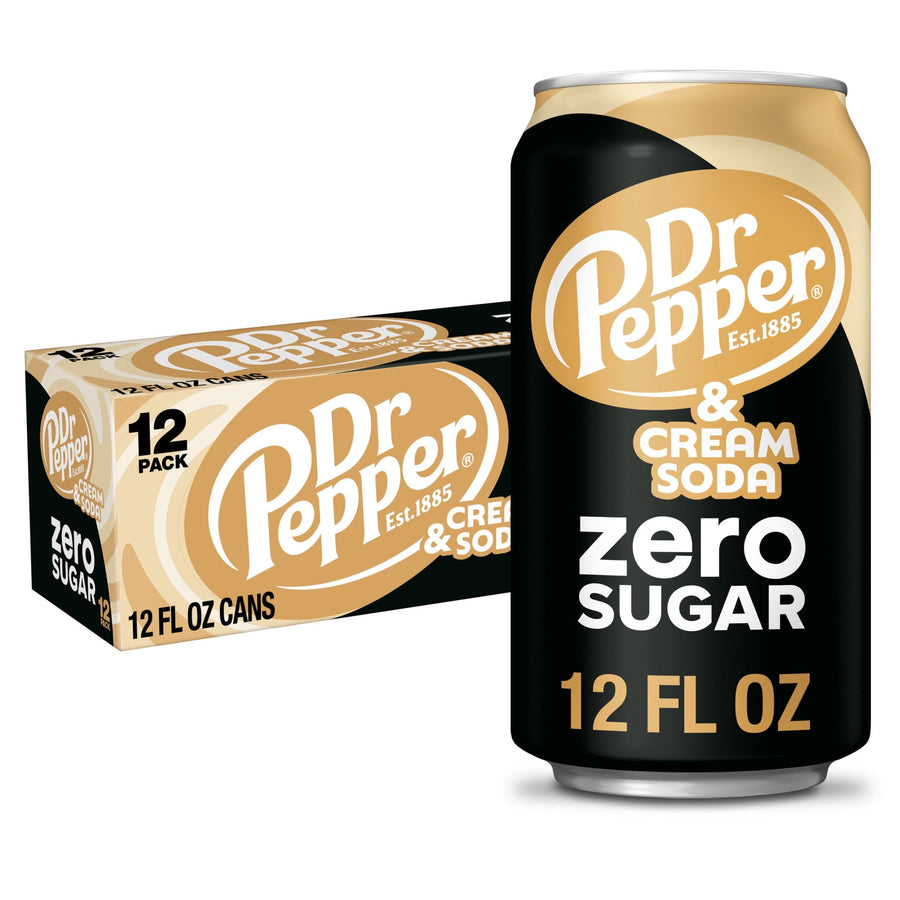 Dr Pepper & Cream Soda Zero Sugar N8