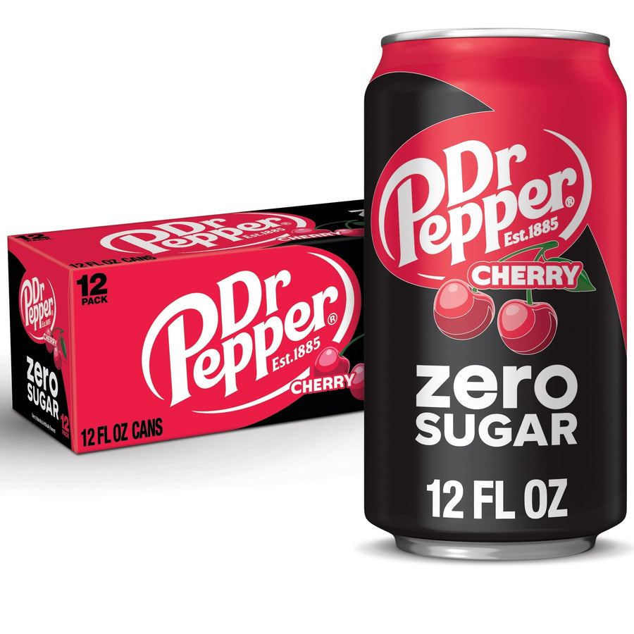 Dr Pepper Cherry Zero Sugar Soda T0